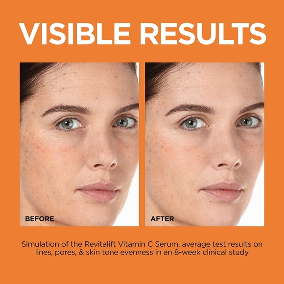 L'oreal 12% PURE VITAMIN C + E + SALICYLIC ACID SERUM - Picture 3 of 4